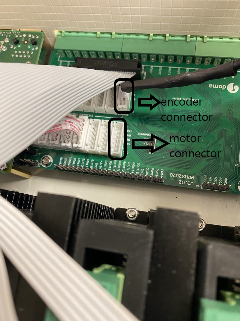 Encoder connector
